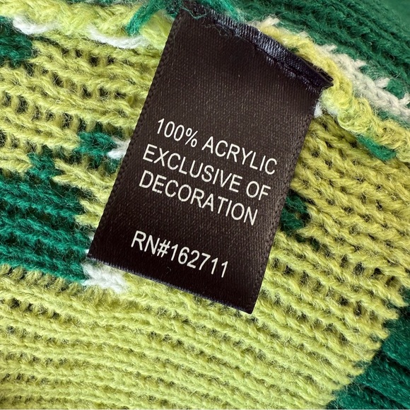 Blizzard Bay Ugly Christmas Sweater Reindeer Beer Keg Crew Neck Multi Sz M - Picture 8 of 9